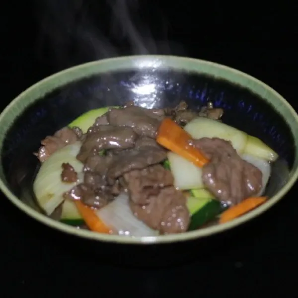 Gyudon clásico de ternera