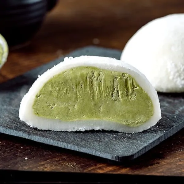 Mochi daifuku té verde