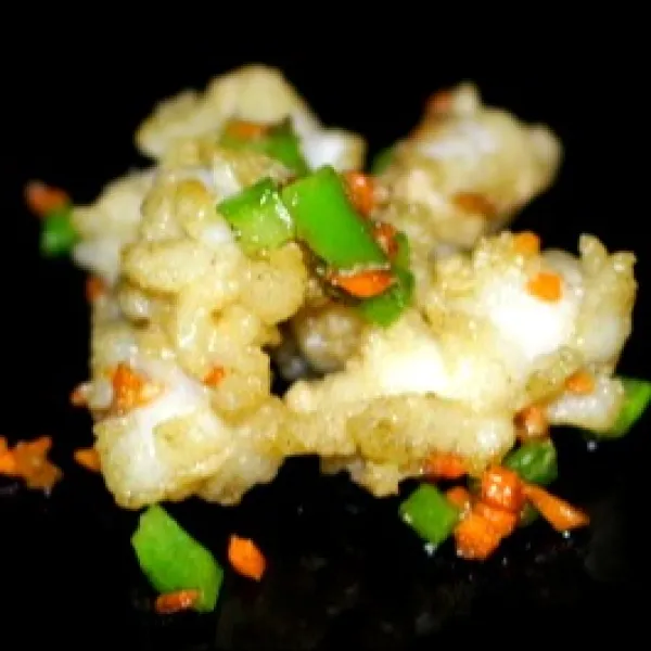 Sepia con Sal y pimiento