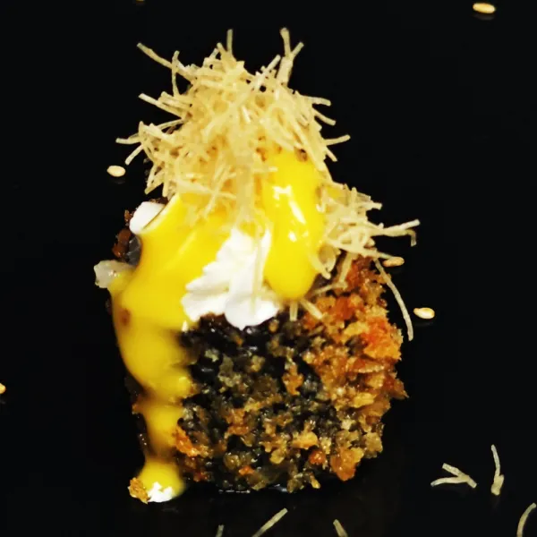 Maki queso fundido con katafi (4u)